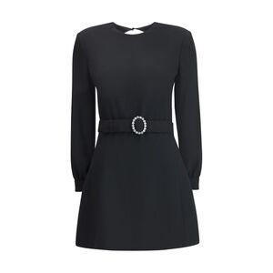 Saint Laurent Women Sablè Mini Dress With Cut Nude Back